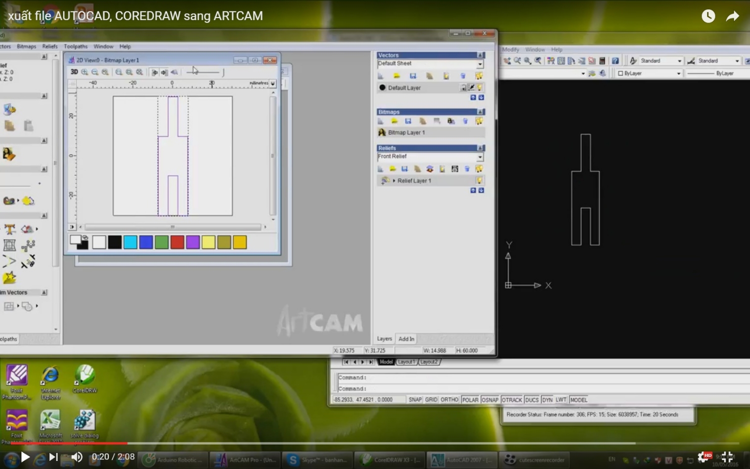 export to  ArtCam